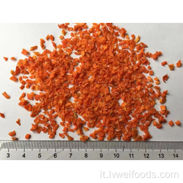 Granuli di carota disidratata di alta qualità 5*5mm